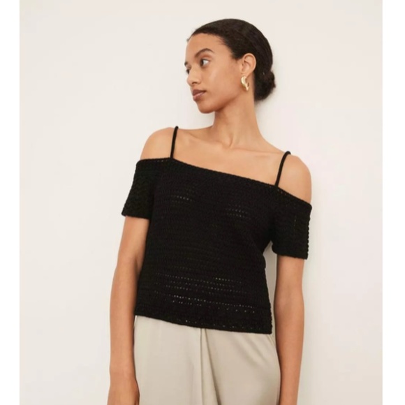 Vince Tops - NWT Vince Open Shoulder Knit Top